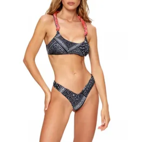 4Giveness Bikini Top E Slip V Treccia Bandana Twist