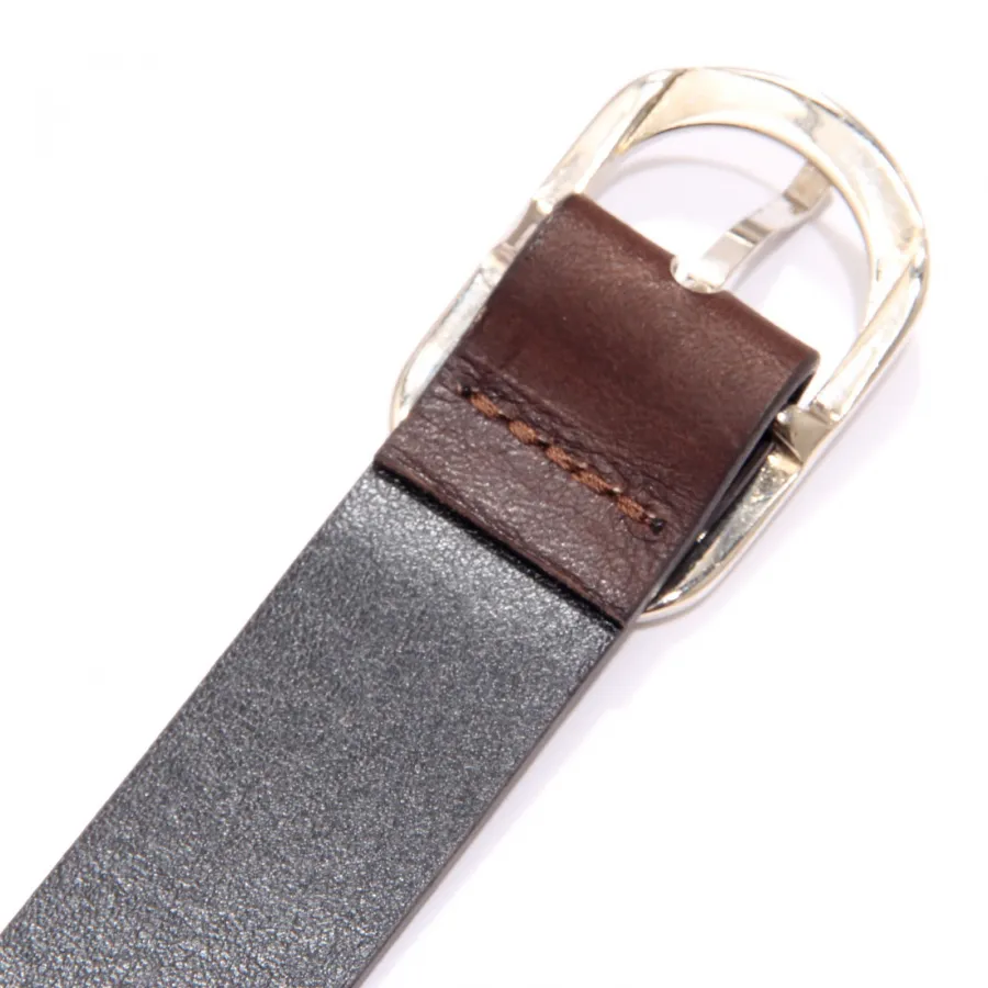 7879AC  cintura bimba GIRL SIMONETTA MINI brown VINTAGE leather belt