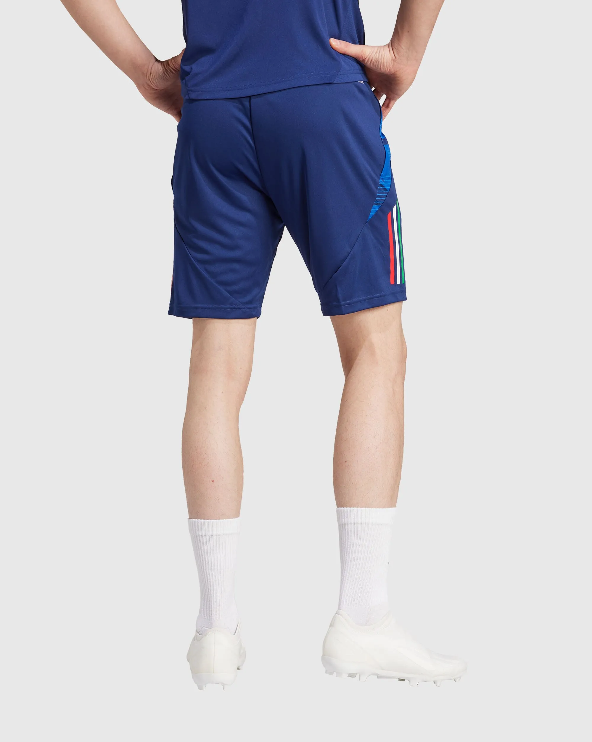 Adidas Pantaloncini Da Allenamento Italia 2024 Azzurri Uomo