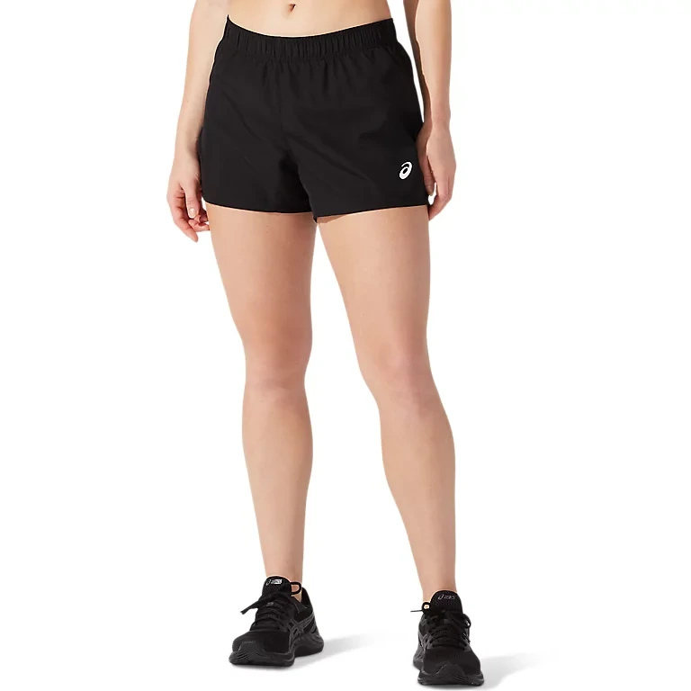 ASICS CORE 4IN SHORT WOMEN Performance Black pantaloncini running donna