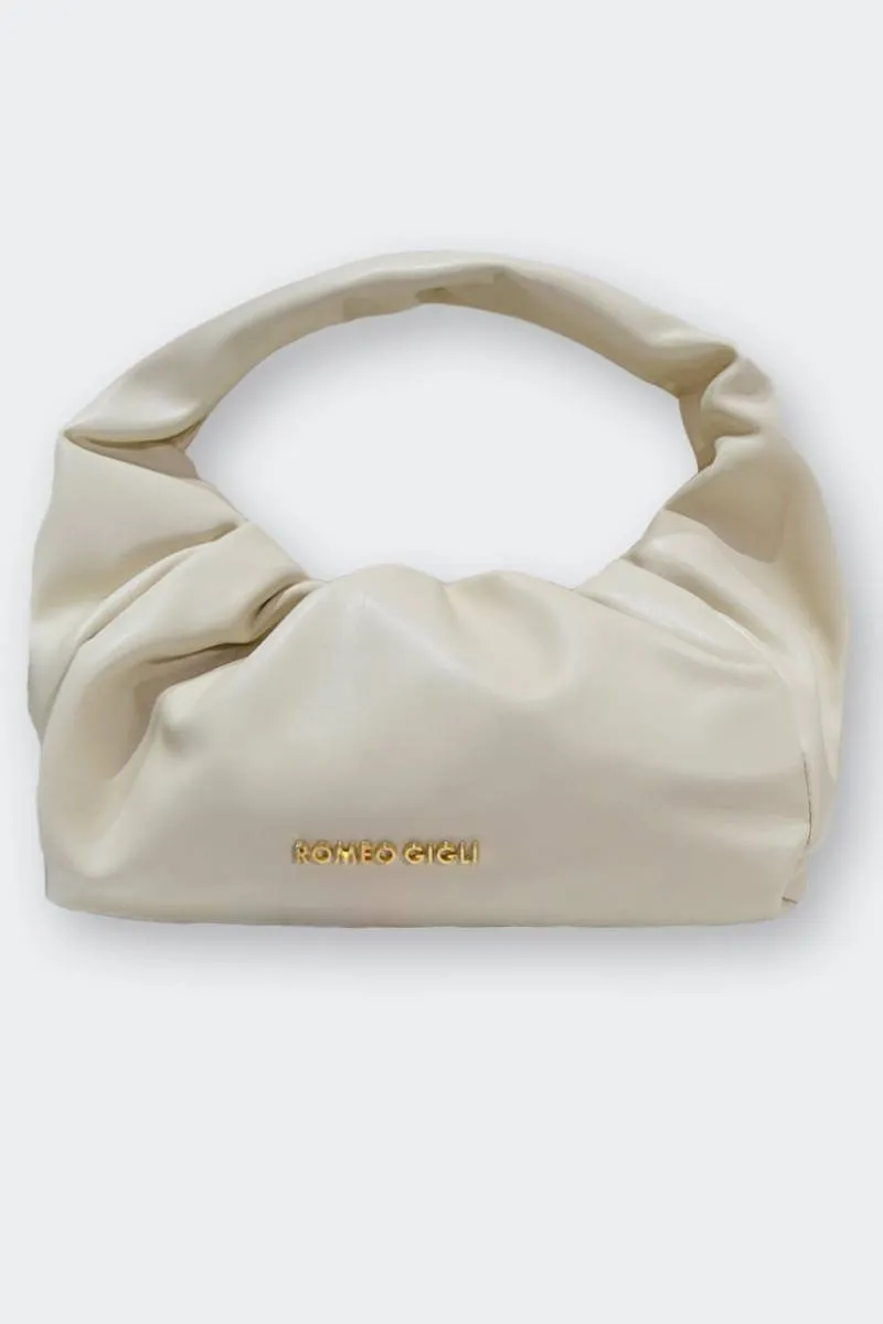 BORSA BEIGE ARRICCIATA MEDIA