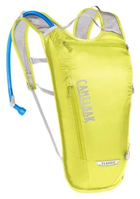 Borsa per idratazione Camelbak Classic Light da 4 litri + tasca per l'acqua da 2 litri giallo neon