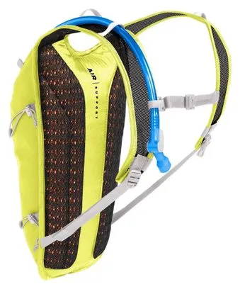 Borsa per idratazione Camelbak Classic Light da 4 litri + tasca per l'acqua da 2 litri giallo neon