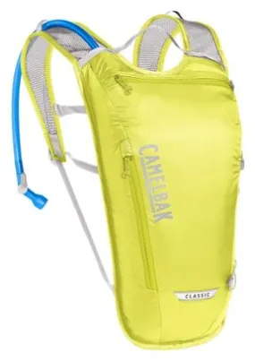 Borsa per idratazione Camelbak Classic Light da 4 litri + tasca per l'acqua da 2 litri giallo neon