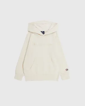 Champion Felpa Con Cappuccio Con Logo Tonal Grigio Bambino