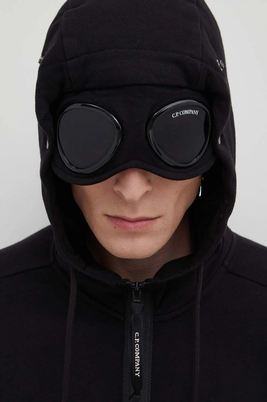 C.P. Company felpa in cotone Diagonal Raised Fleece Goggle