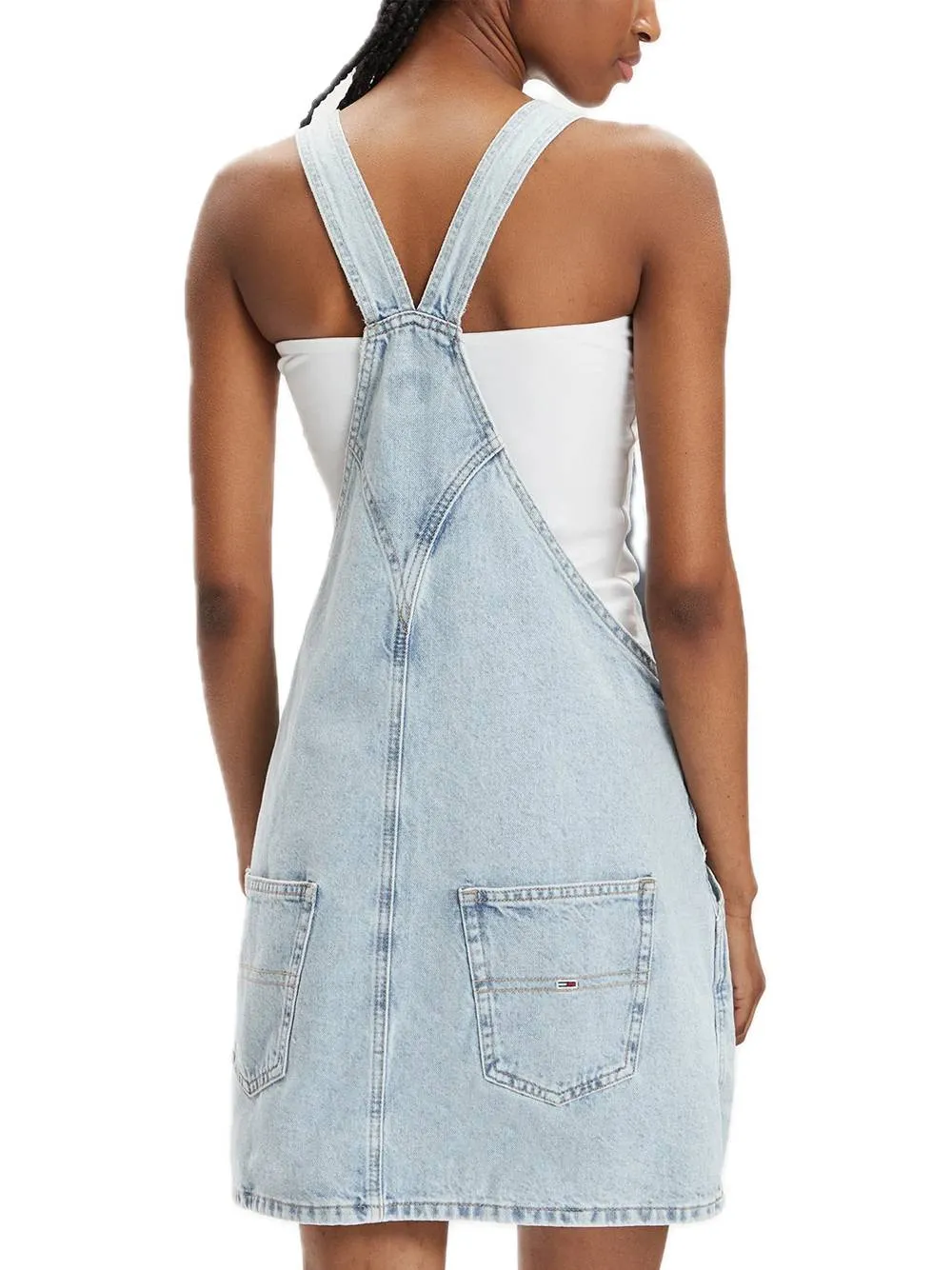 Dungaree Dress Flag - Denim Light