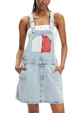 Dungaree Dress Flag - Denim Light