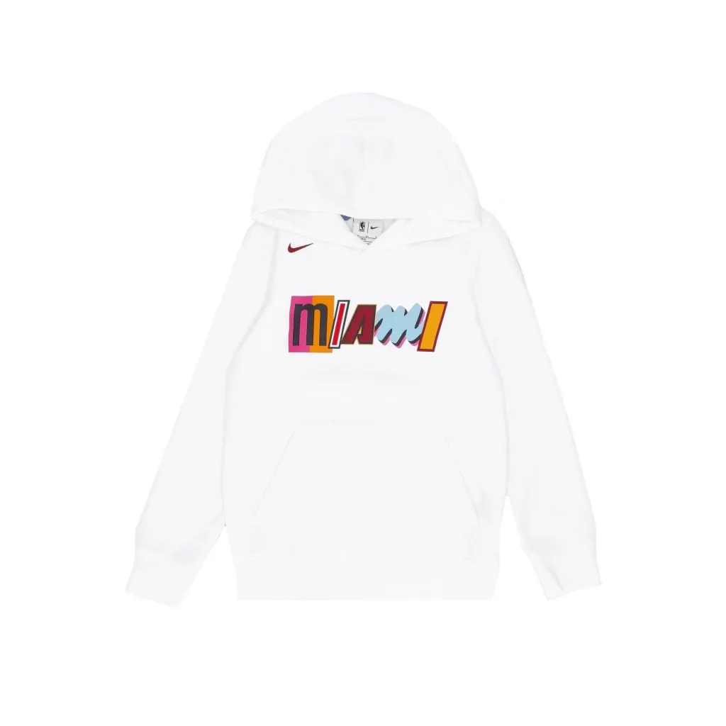 felpa cappuccio ragazzo nba fleece po essential ce miahea ORIGINAL TEAM COLORS