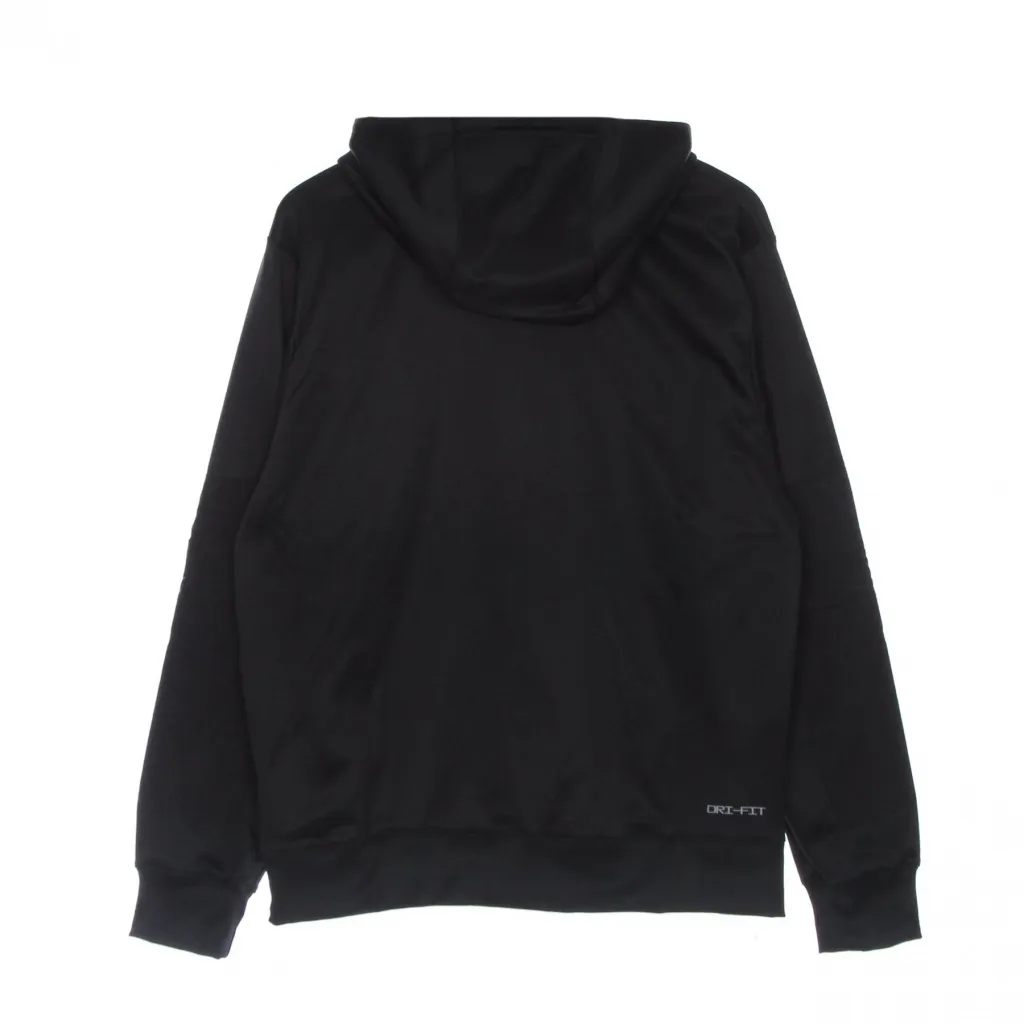 felpa cappuccio uomo dri fit fleece po hoodie BLACK/BLACK/BLACK