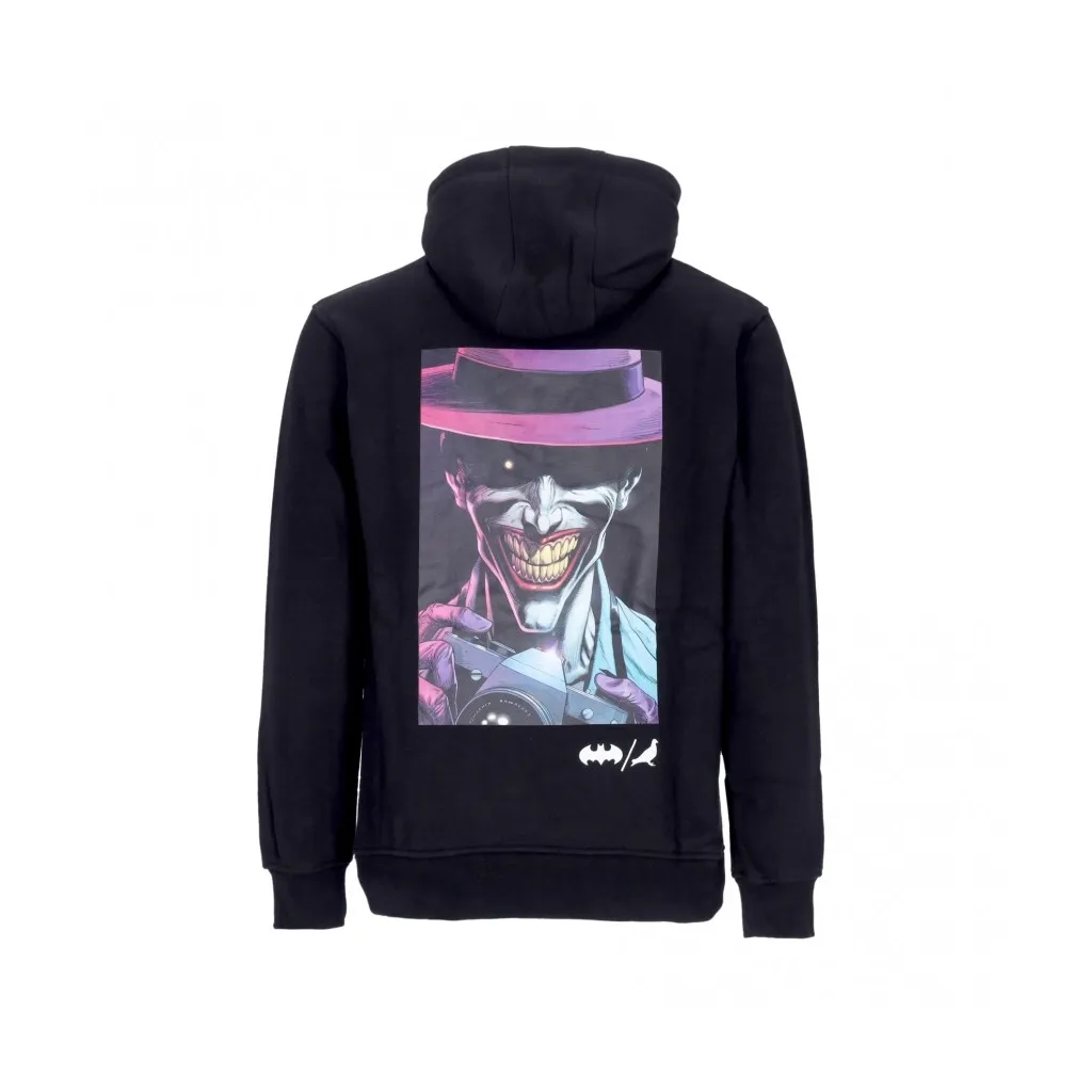 felpa cappuccio uomo killing joke hoodie x batman BLACK