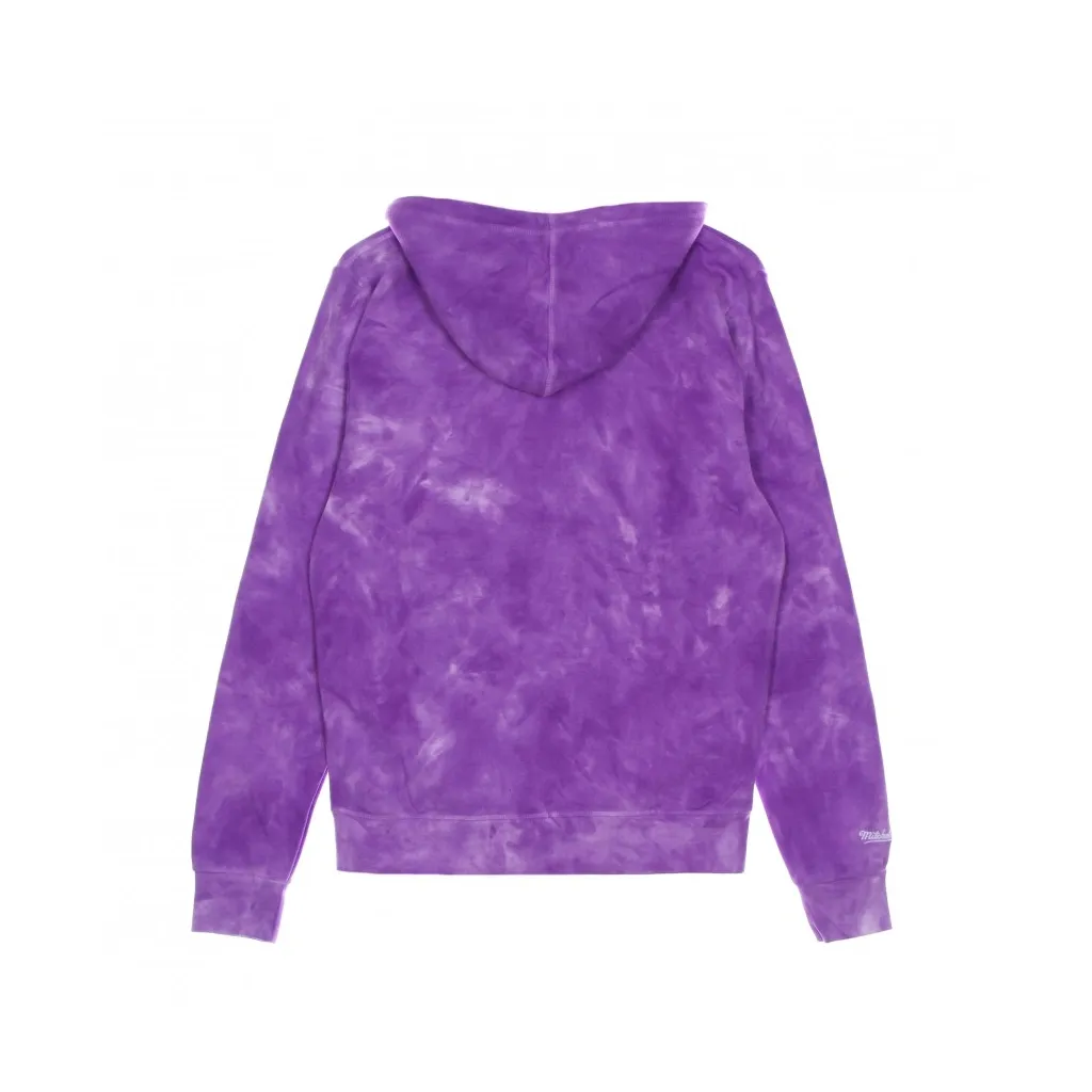 felpa cappuccio uomo nba tie dye hoodie torrap PURPLE