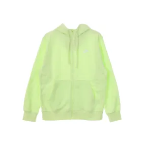 felpa cappuccio zip uomo sportswear club hoodie LT LIQUID LIME/LT LIQUID LIME/WHITE