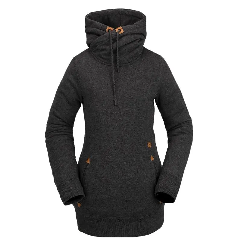 Felpa con cappuccio Volcom Tower P/O fleece (nero) donna