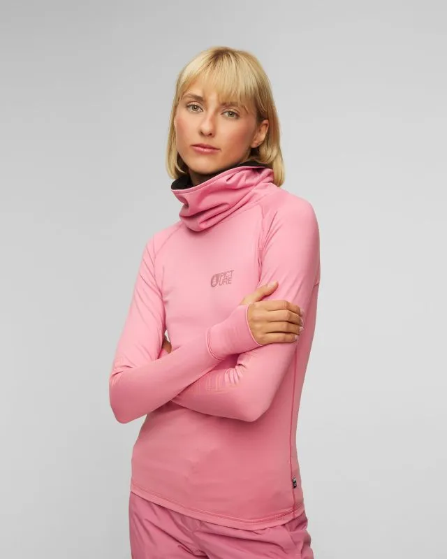 Felpa termoattiva rosa da donna Picture Organic Clothing Pagaya