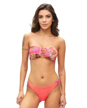 FK Effek F**K Costume Donna 0341X1 P-ET Bikini Fascia Brasiliana Lurex 01 FANTASIA