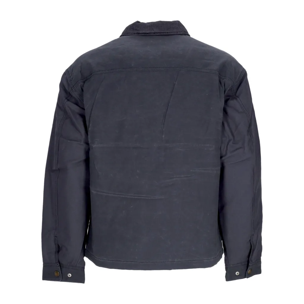 giubbotto uomo lucas waxed pocket front jacket CHARCOAL GREY