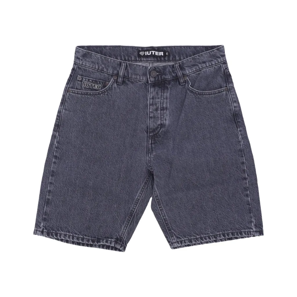 jeans corto uomo regular denim short GREY