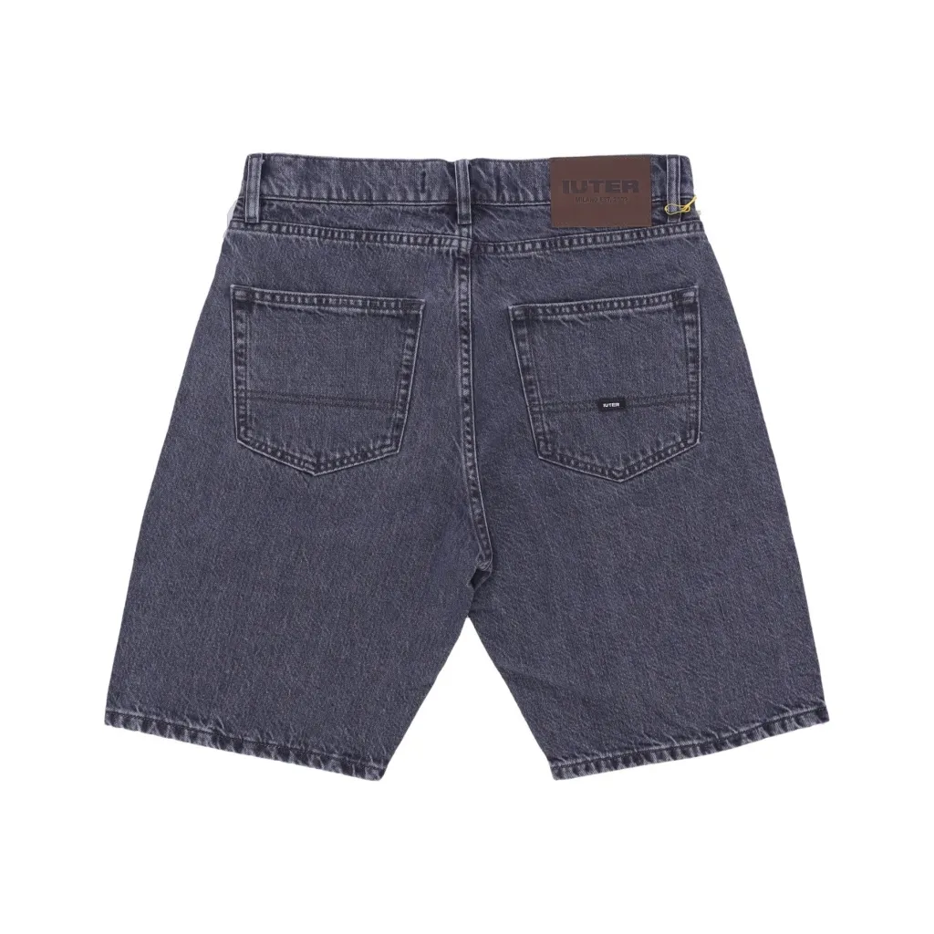 jeans corto uomo regular denim short GREY