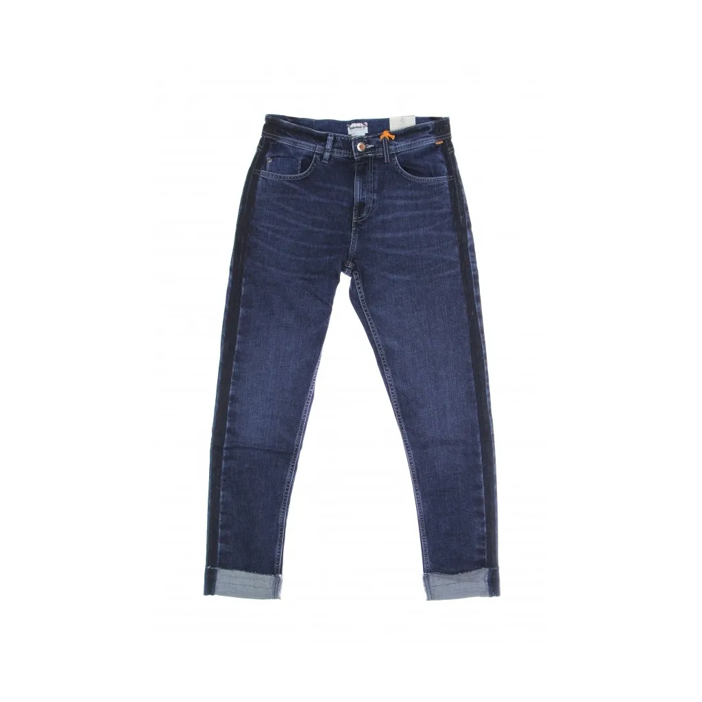 jeans uomo washed tapered denim DARK WASH