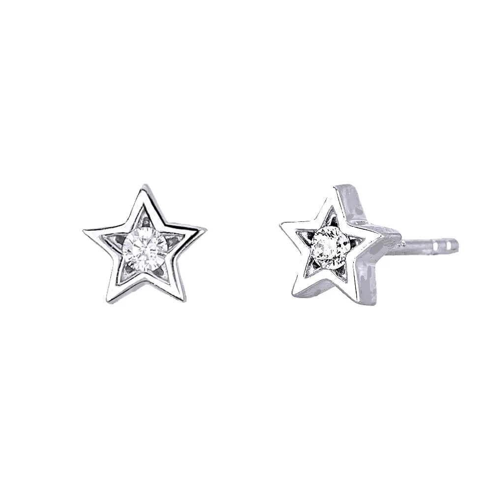 Orecchini Punto Luce Mabina in Argento | Stella – 563227