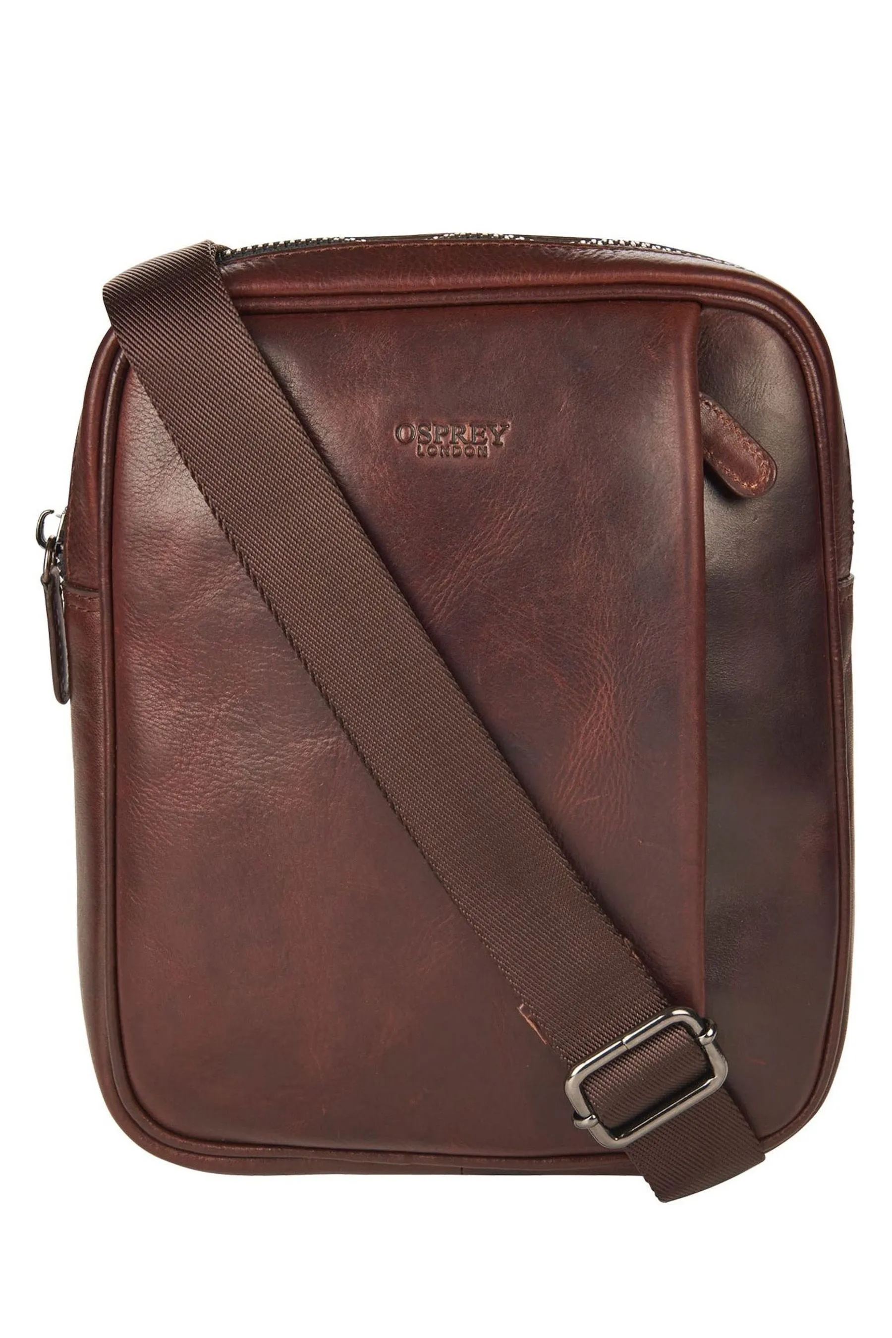 OSPREY LONDON - Carter - Borsa messenger Borsa saddle in pelle    