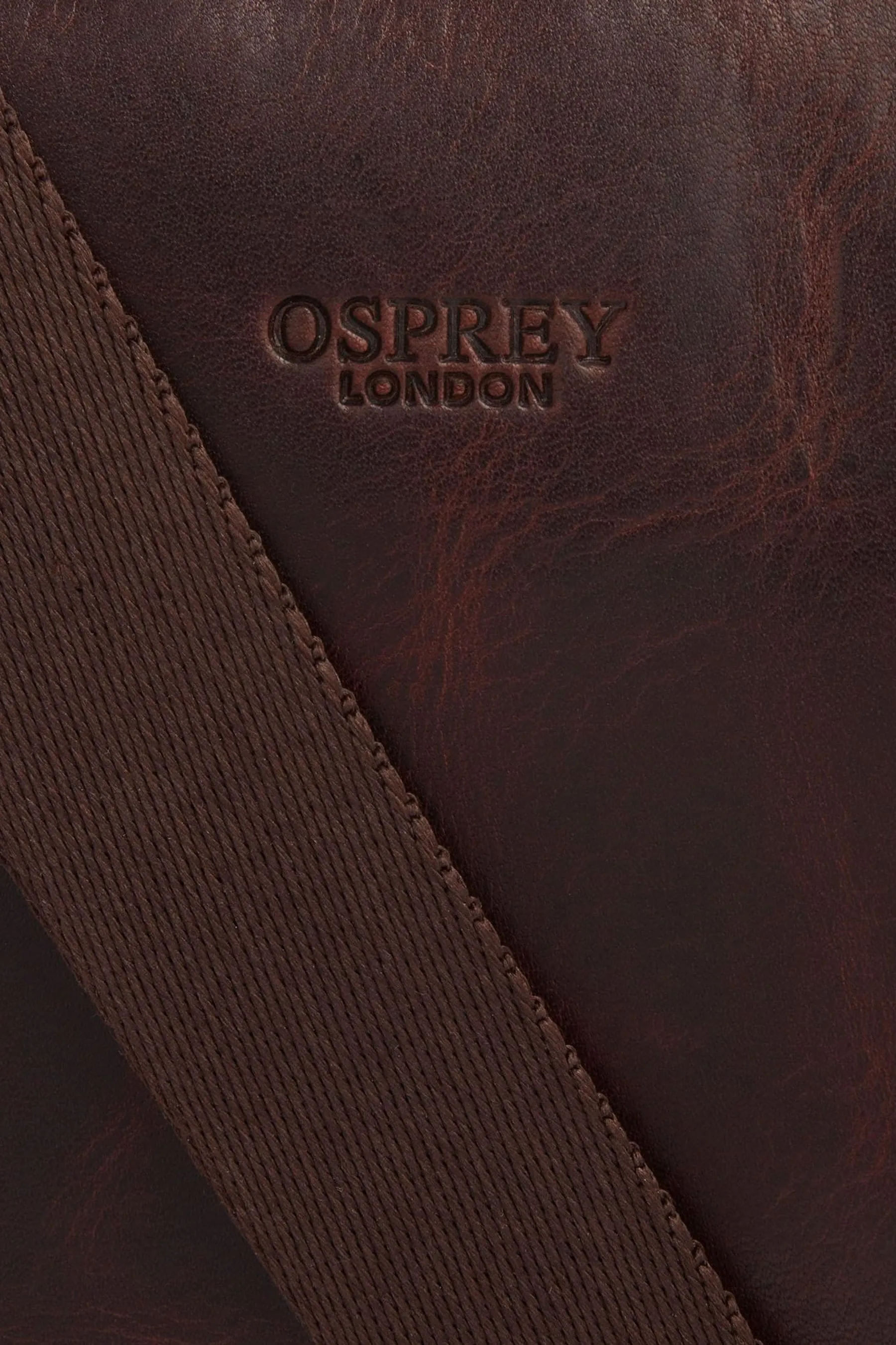 OSPREY LONDON - Carter - Borsa messenger Borsa saddle in pelle    