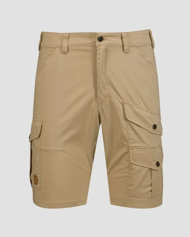 Pantaloncini beige da trekking da uomo Fjallraven Vidda Pro Lite Shorts M