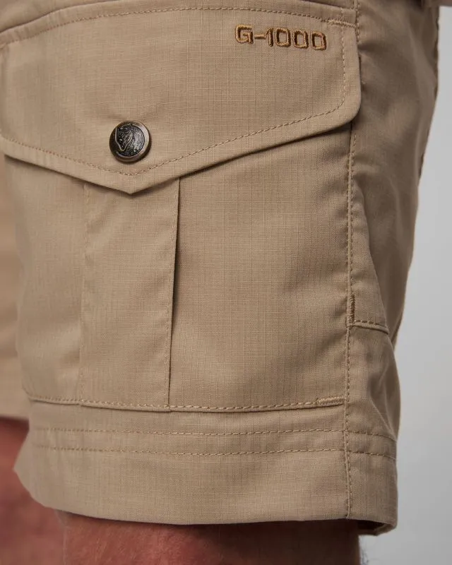 Pantaloncini beige da trekking da uomo Fjallraven Vidda Pro Lite Shorts M