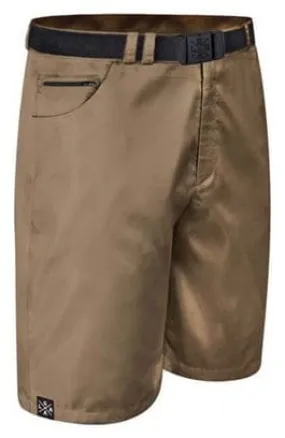 Pantaloncini beige per sessioni di motociclisti sciolti