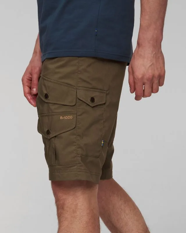 Pantaloncini verdi da trekking da uomo Fjallraven Vidda Pro Lite Shorts M