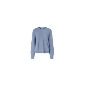 Pepe Jeans Ellis Maglia Girocollo Ciniglia Azzurra Donna