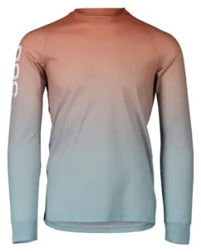 Poc Essential MTB Lite Long Sleeve Jersey Blue Brown