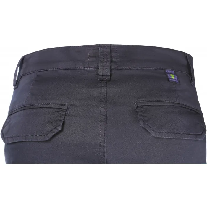 Sea Barrier Pantaloncini cargo da uomo in cotone elasticizzato Navy