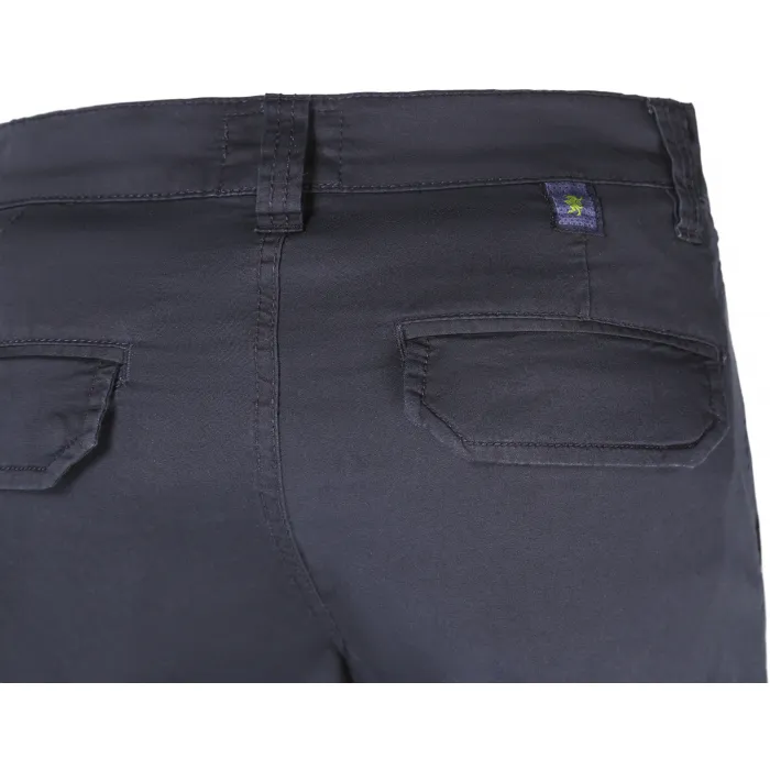 Sea Barrier Pantaloncini cargo da uomo in cotone elasticizzato Navy