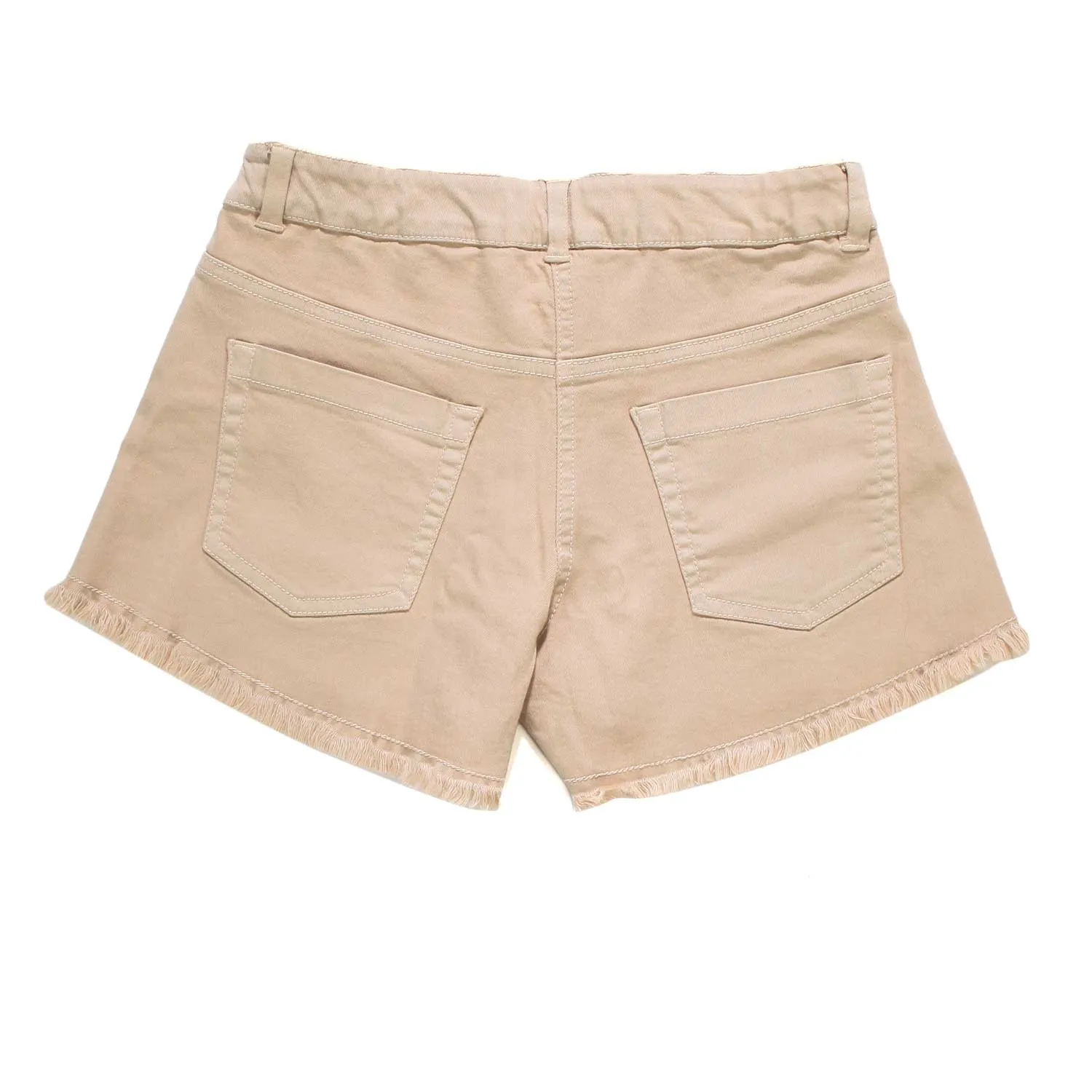 Shorts Di Jeans Beige Bambina E Teen