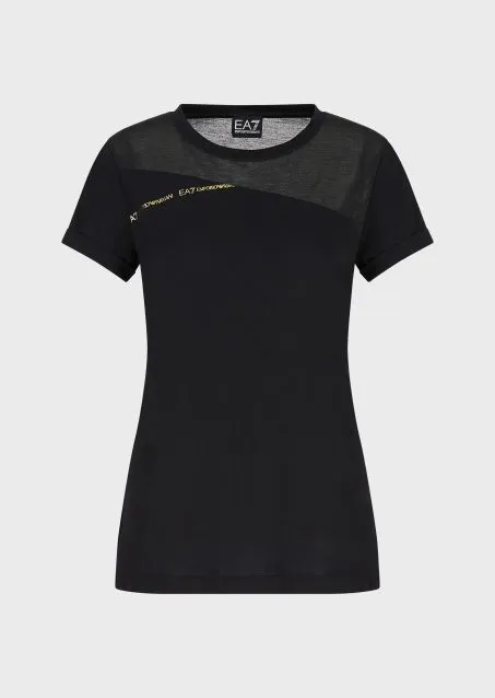 T-shirt Donna EA7 EMPORIO ARMANI 3KTT34 1200 Nero