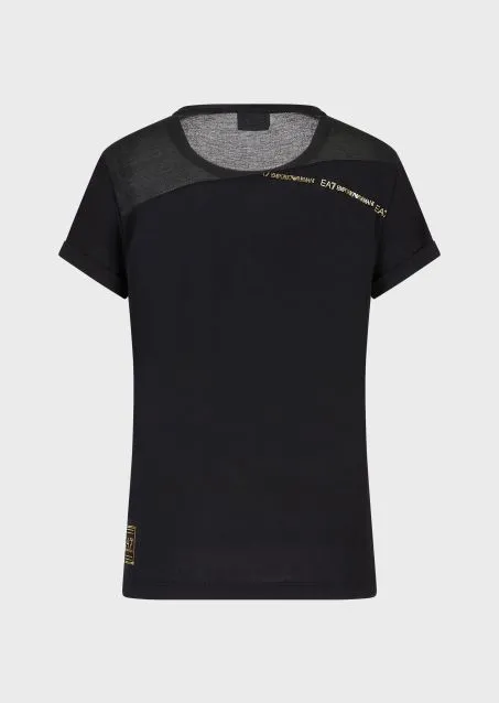 T-shirt Donna EA7 EMPORIO ARMANI 3KTT34 1200 Nero