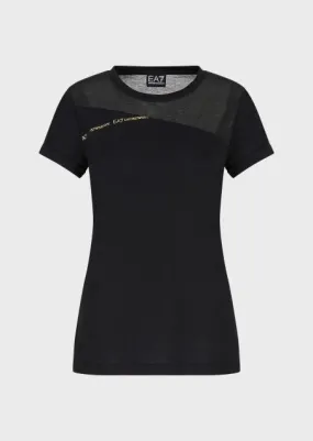 T-shirt Donna EA7 EMPORIO ARMANI 3KTT34 1200 Nero