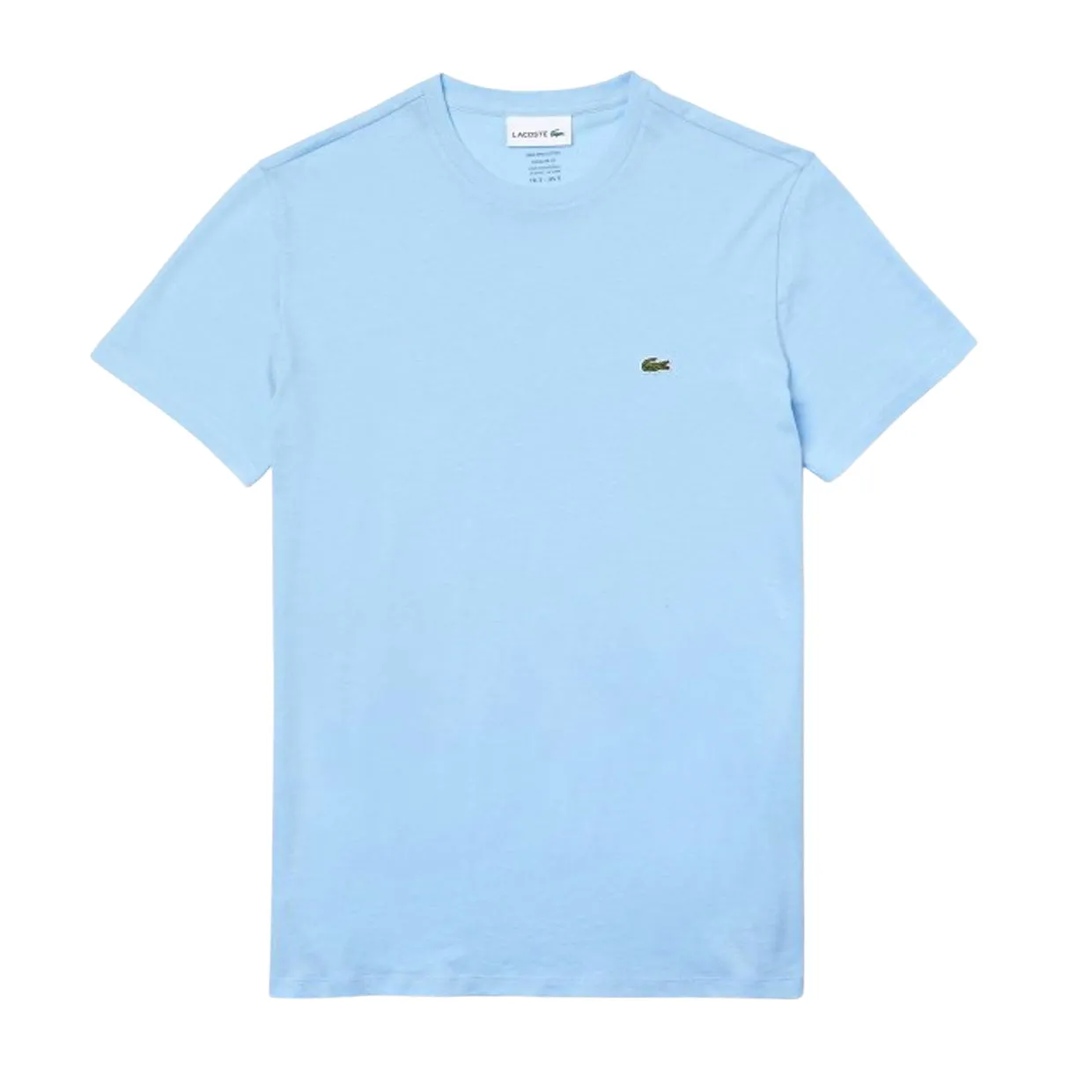 T-shirt Uomo Lacoste Girocollo Celeste (HBP)