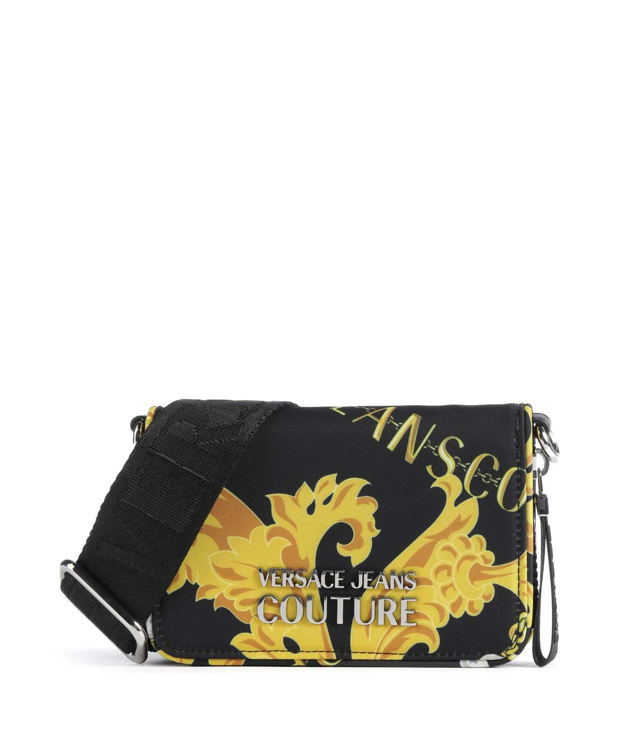  Versace Jeans Couture Sporty Logo Borsa a tracolla poliammide nero  