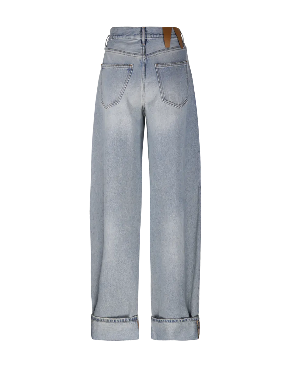 WOMAN DARKPARK BLUE COTTON KHRIS BARREL LEG DENIM JEANS